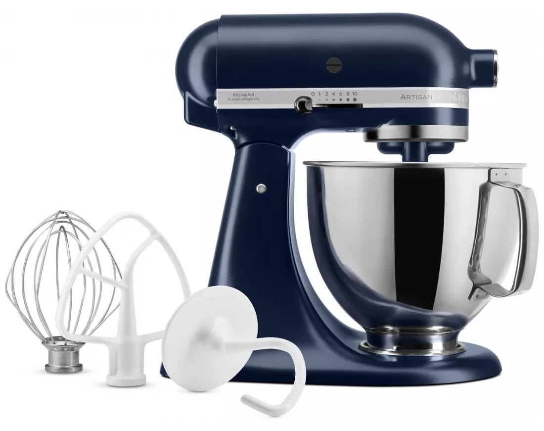KitchenAid 5KSM125EIB, Standmixer, Navy, Schlagen, Kneten, Mixen, 1,45 m, 4,8 l, 220 RPM