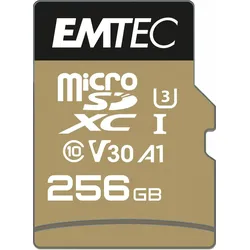 Emtec SpeedIN Pro microSD Speicherkarte 256 GB inkl. SD-Adapter