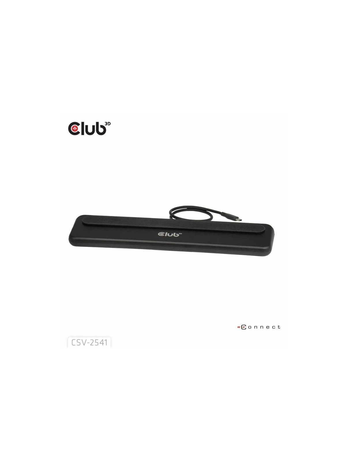 Club 3D - docking station - USB-C - 2 x HDMI DP - 1GbE