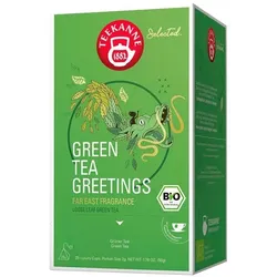 TEEKANNE Bio-Tee »Bio Luxury Cup Green Tea Greetings« 25 Portionen grün