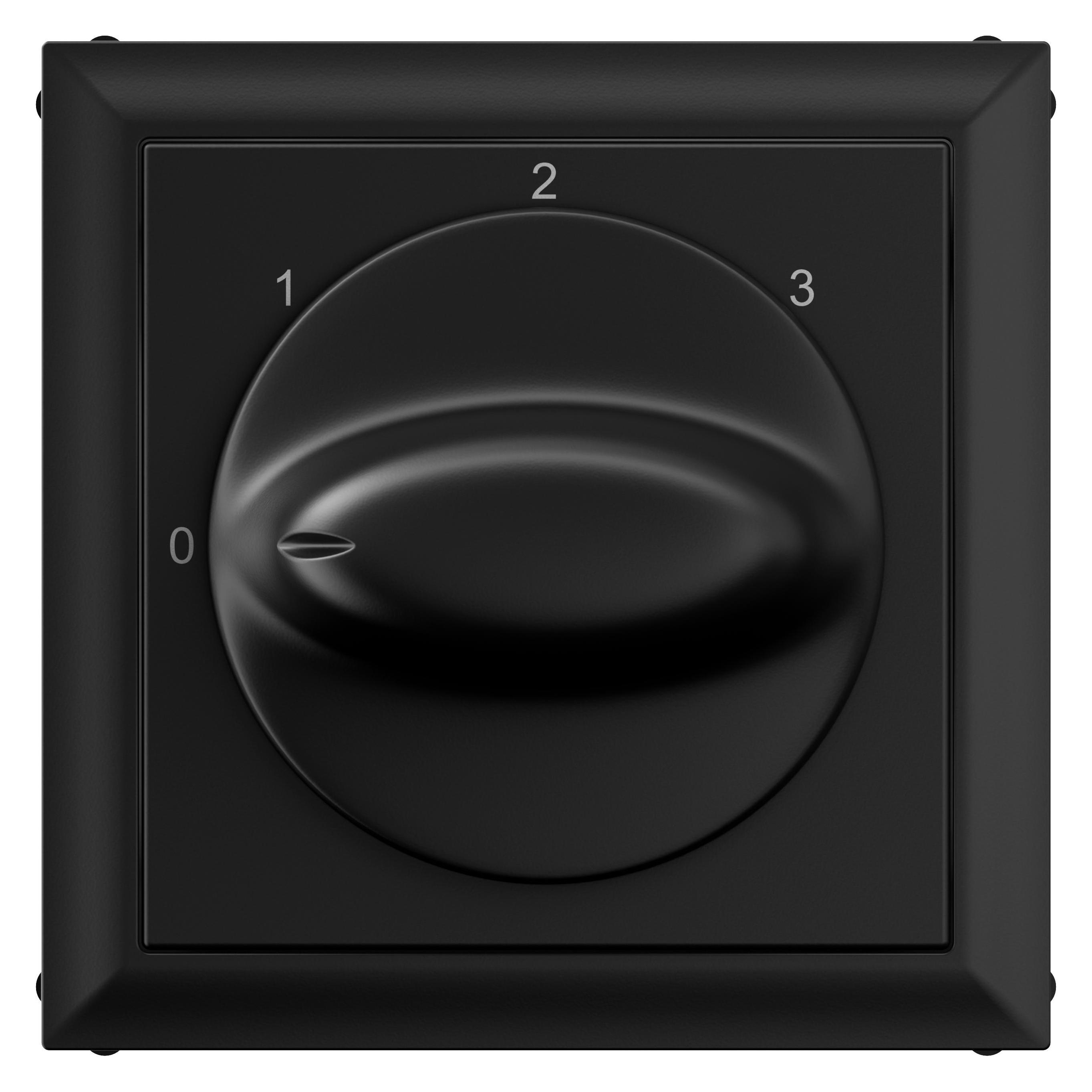 Legrand SEANO Abdeckung für 3-Stufenschalter mit Nullstellung (0, 1, 2, 3) (765332)
