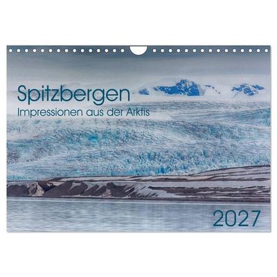 Spitzbergen - Impressionen aus der Arktis (Wandkalender 2027 DIN A4 quer), CALVENDO Monatskalender