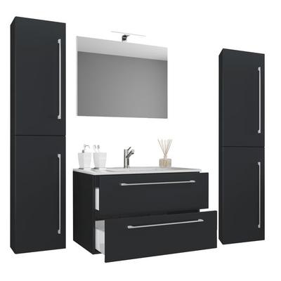 5-tlg. Waschplatz Waschtisch Badinos Schublade SP