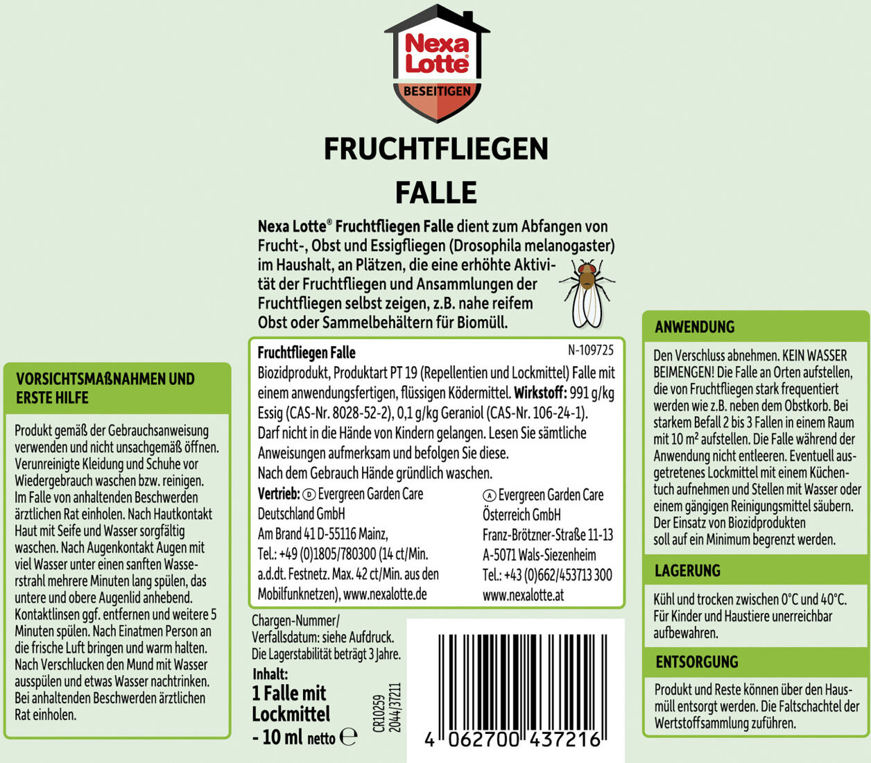 Nexa Lotte Fruchtfliegenfalle 1 Stück