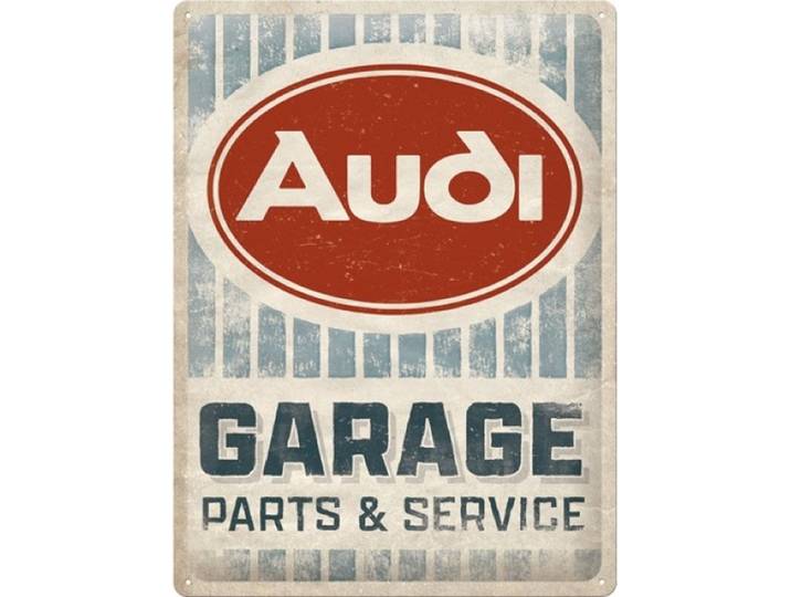 Wandbord 30 x 40 cm - Audi Garage Parts And Service