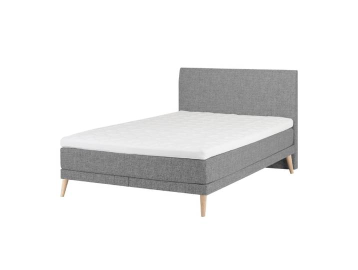 Boxspringbett Verona, 180x200 cm, Byyu, coco graphite, HolzHolz/Textil