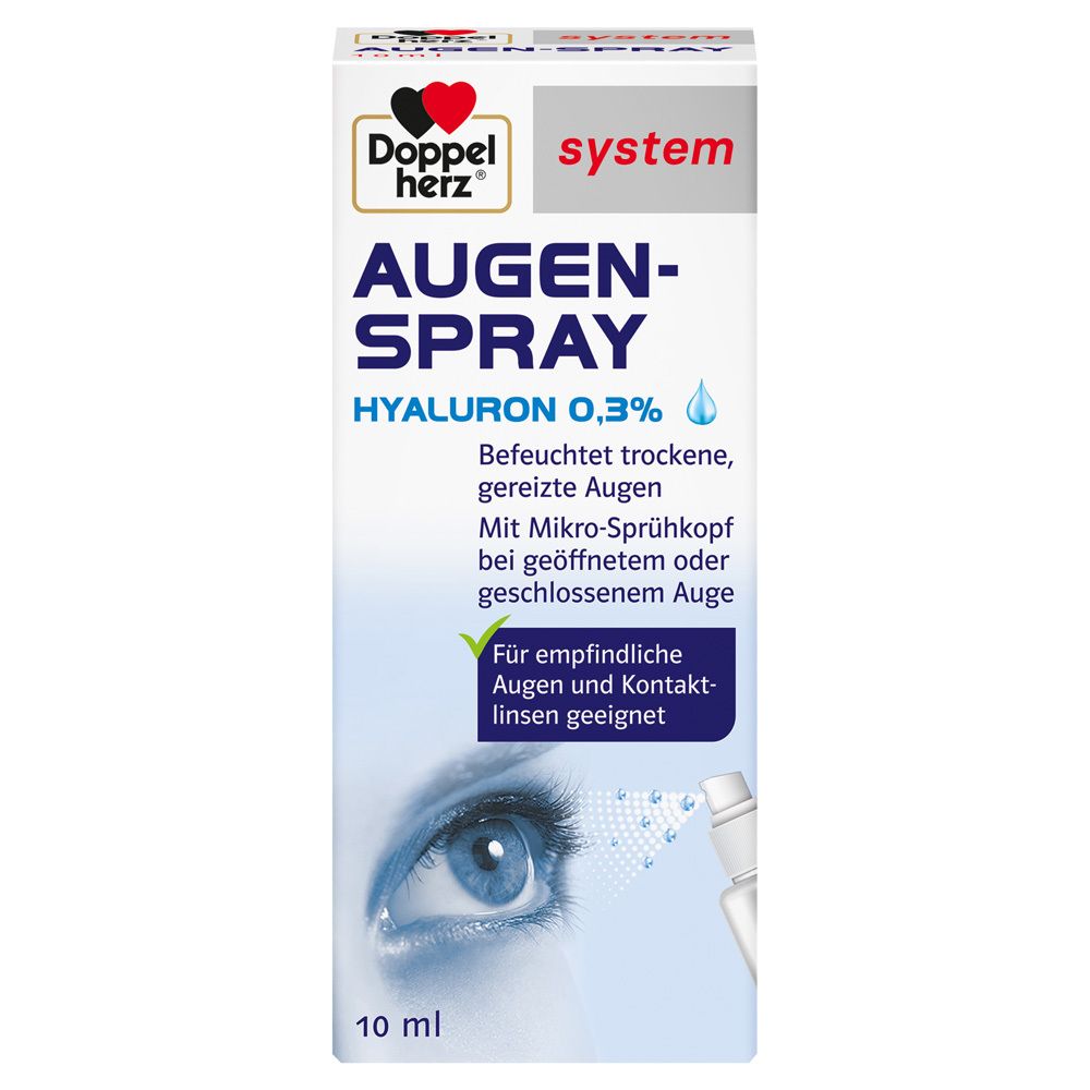 Doppelherz Augen-Spray Hyaluron 0,3% system 10 ml Flüssigkeit