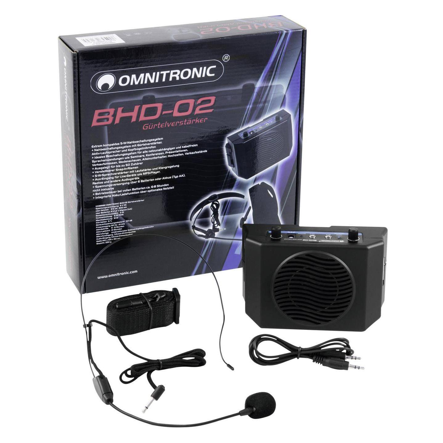 Omnitronic Mobiler PA Lautsprecher 5 cm 2 (Aktiv) (11038882)