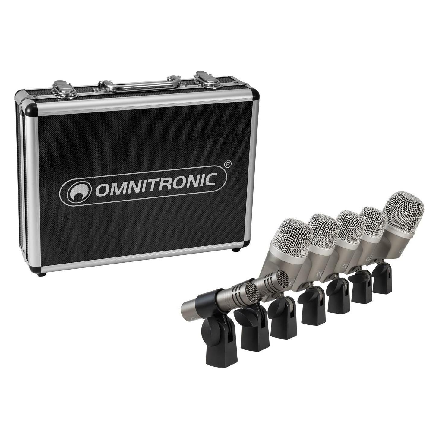 Omnitronic MIC 77-7LMH MK2 Schlagzeug-Mikrofonset (13030898)
