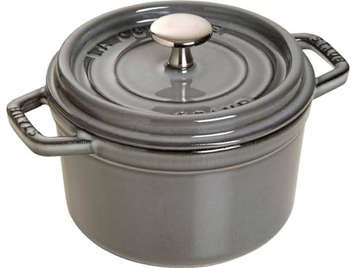 STAUB Cocottes\, Gris Graphite\, 14 cm