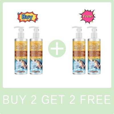 Inspire Select Moisturizing Pet Shampoo & Conditioner PH Balanced Anti Itch Cleaning Foam For Dogs & Cats With Sensitive Skin 4 Pcs
