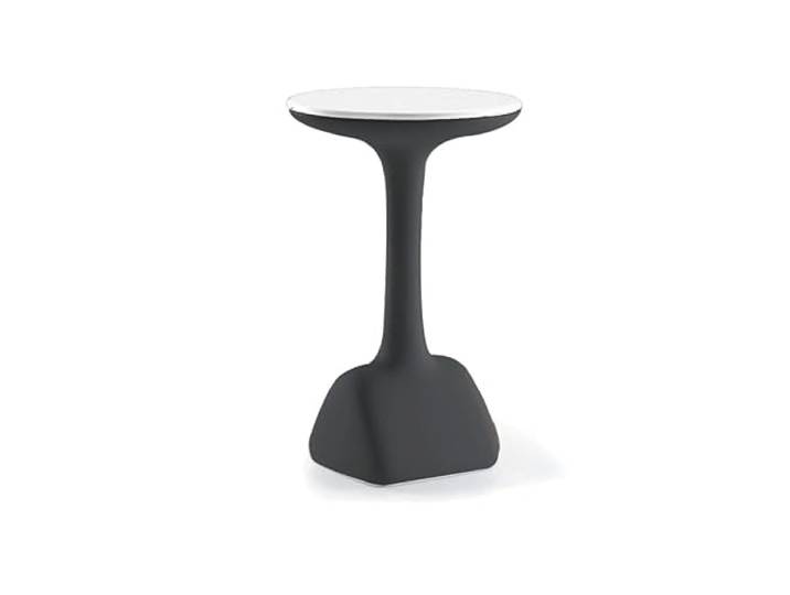 Produce Shop Runder Hochtisch für Hocker 99 cm Polyethylen Design Armillaria T1 - Schwarz