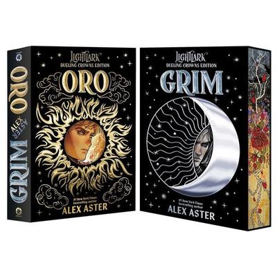 Grim and Oro: Dueling Crowns Edition (A Lightlark Saga Deluxe Companion Book), Gebundene Ausgabe von Alex Aster, Abrams & Chronicle Books,