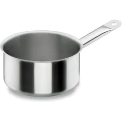 Lacor Chef Classic Stielkasserolle 16cm H10cm 1.6lt, Pfanne + Kochtopf, Silber, Grau