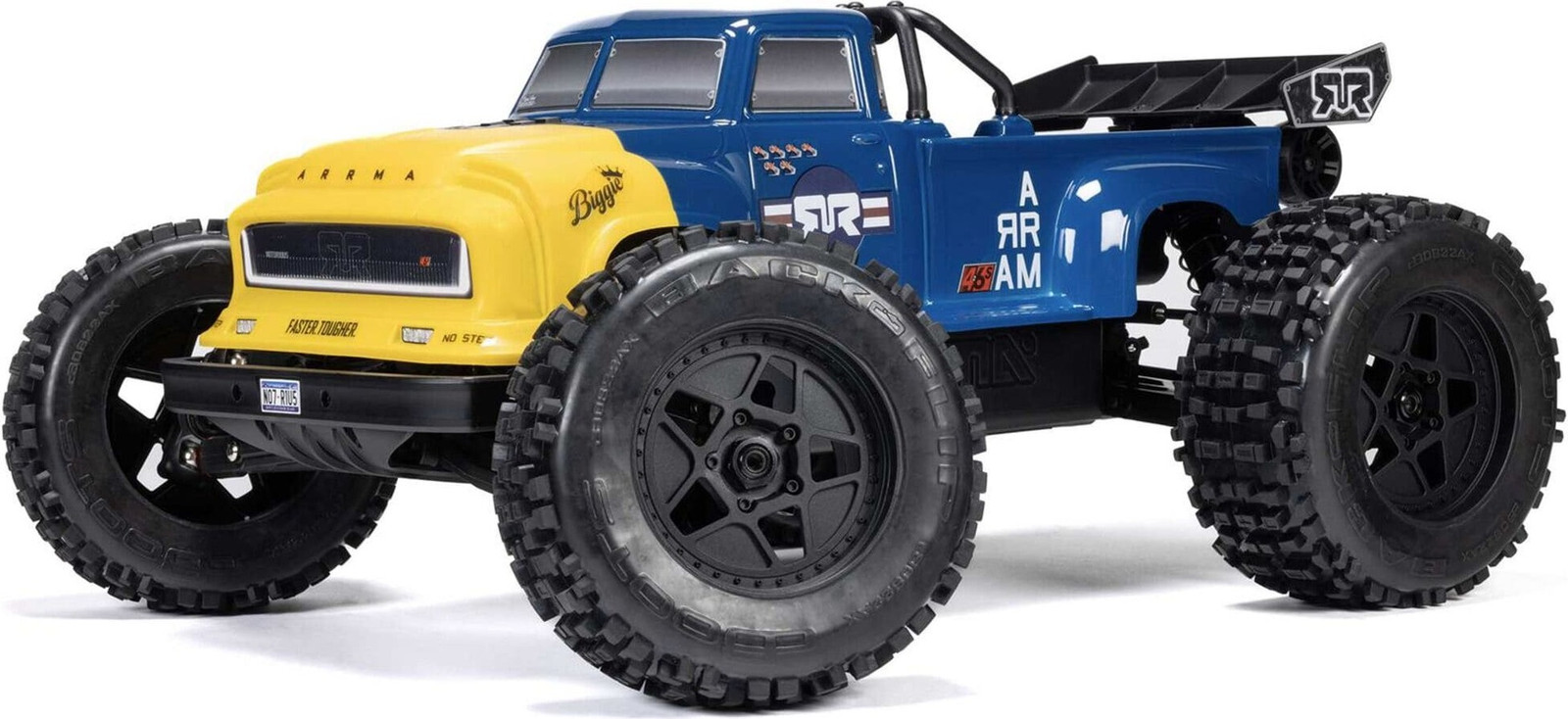 Arrma Notorious 6S V6 4x4 BLX Borstelloze Stunttruck 1:8 Schaal