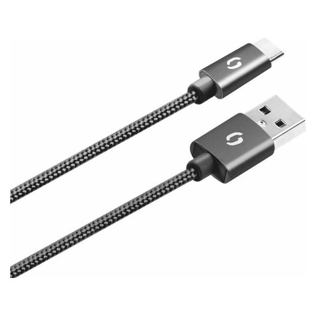 Aligator DATKP07 USB cable USB 2.0 USB C USB A Black (1 m, USB 2.0) (DATKP07)