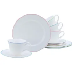 Geschirrset, Kaffeeservice Florine bunt12tl (12 Stk.)