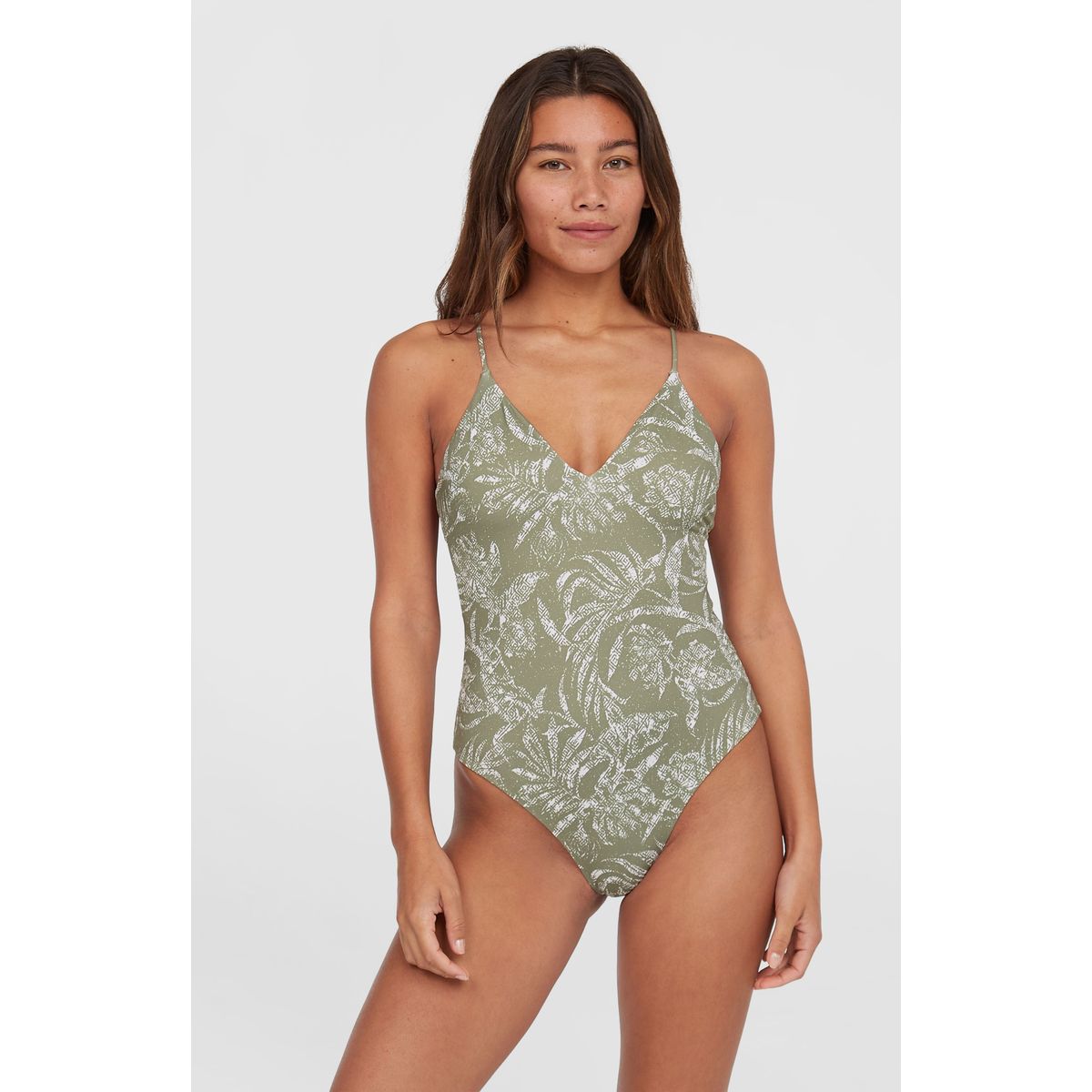 O'Neill Jaida Swimsuit green textured jungle (36077) 42 1800333-36077-42