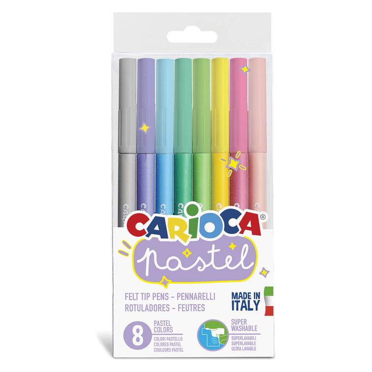 Carioca Fasermaler Pastell 004309 (assortiert) 8 Stück (8x) (43032)