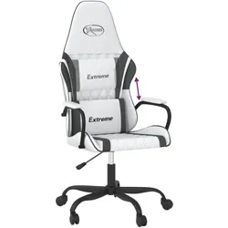 vidaXL Ilaria, Gaming Stuhl, Weiss