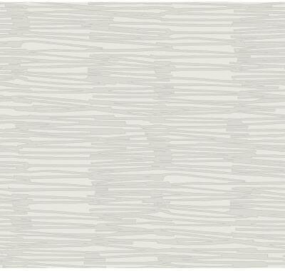 York Wallcoverings Nikki Chu Water Reed Thatch Dove & Silver Wallpaper
