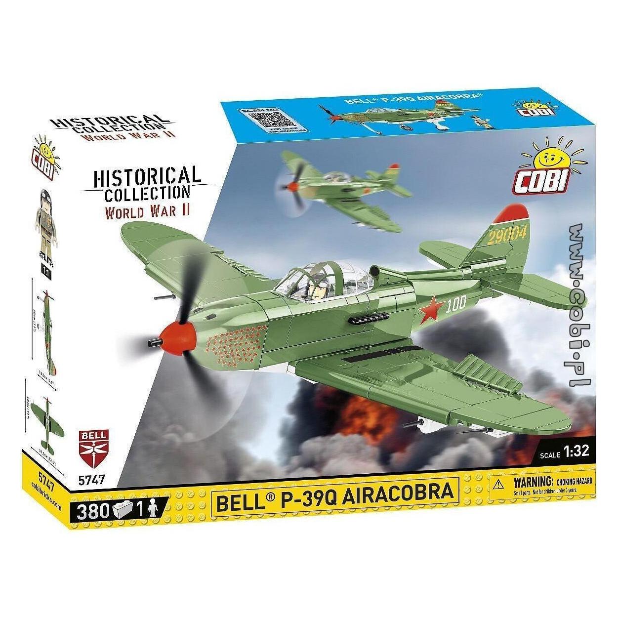 Cobi 5747 - 380 PCS HC WWII /5747/ BELL P-39Q AIRACOBRA SOVI (COBI-5747)