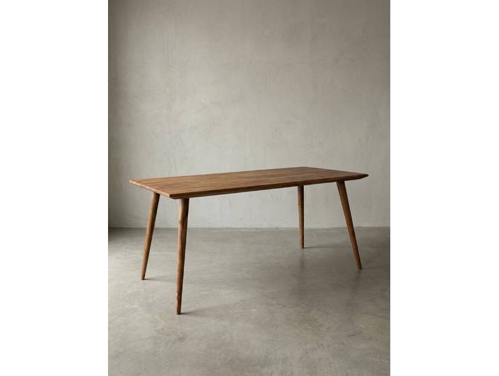 KADIMA DESIGN Esstisch Massivholz Esszimmertisch SAVIO, Retro Landhausstil, handgefertigt