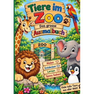 Tiere im Zoo, Gebundene Ausgabe von Palmer Spring, BoD - Books on Demand, 978-3-696-76367-1