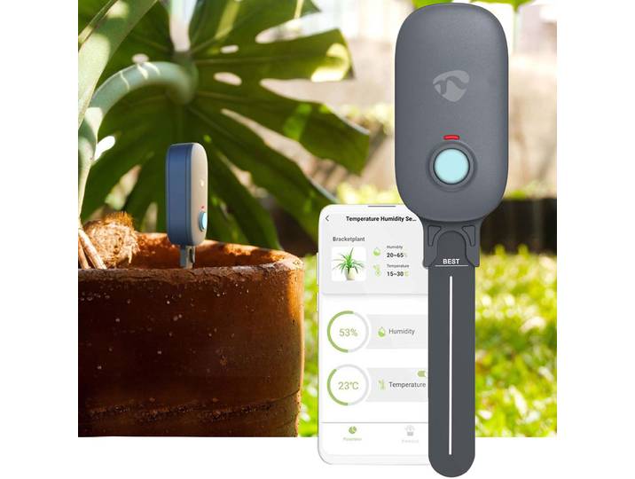 Bluetooth Boden-Feuchtigkeitsmessgerät, Appsteuerung für Android und iOS
