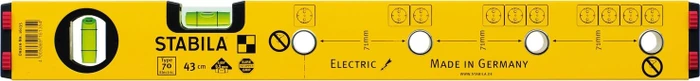 STABILA Wasserwaage Type 70 Electric 16136, Aluminium 120,0 cm