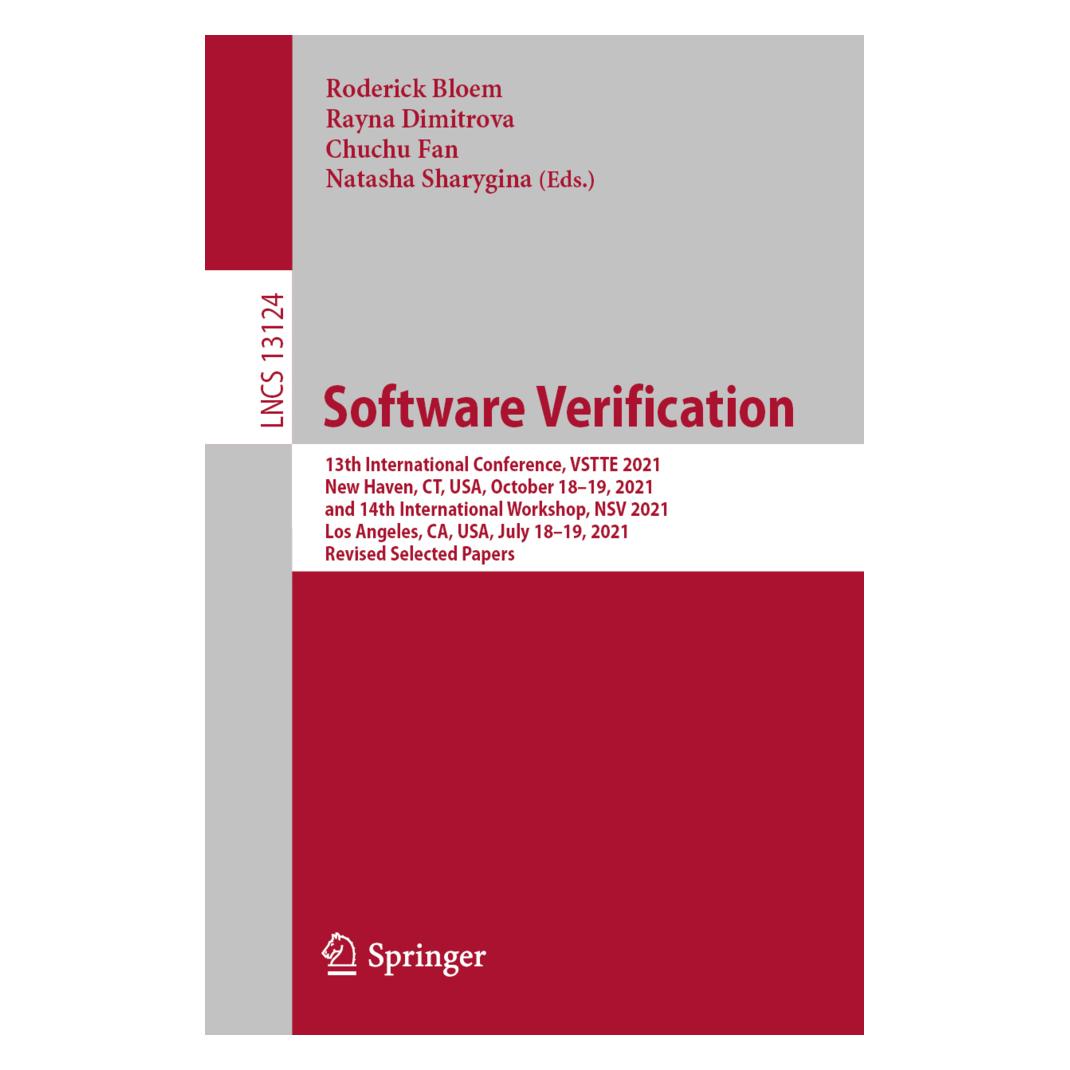 Springer Software Verification (Englisch, Softcover, Chuchu Fan, Natasha Sharygina, Rayna Dimitrova, Roderick Bloem) (56228980)