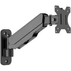 Multibrackets Monitorhalter Wall 17-32", schwarz, Metall (Wand, 32", 8 kg), Monitor Halterung, Schwarz