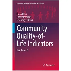 Community Quality-of-Life Indicators, Fachbücher von Frank Ridzi, Lyle Wray, Chantal Stevens
