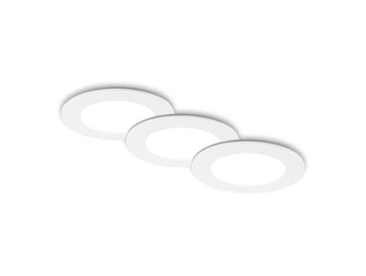 BRILONER - Lot de 3 lampes LED encastrées au plafond\, lampes encastrées CCT\, spot LED encastré salle de bain\, spot encastré salle de bain IP44\, blanc\, 92x45 (DxH)