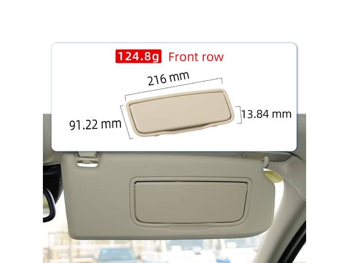 Pare-soleil avant de voiture avec miroir de maquillage pour Volvo XC60 2013-2017 XC90 2013-2014 S80 2014-2015