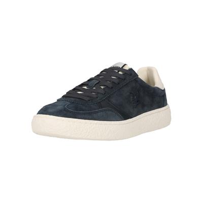 Sneaker LYLE & SCOTT "Duncan", Herren, Gr. 44, blau, Leder, Schuhe Sneaker, mit geformter, hochelastischer Innensohle