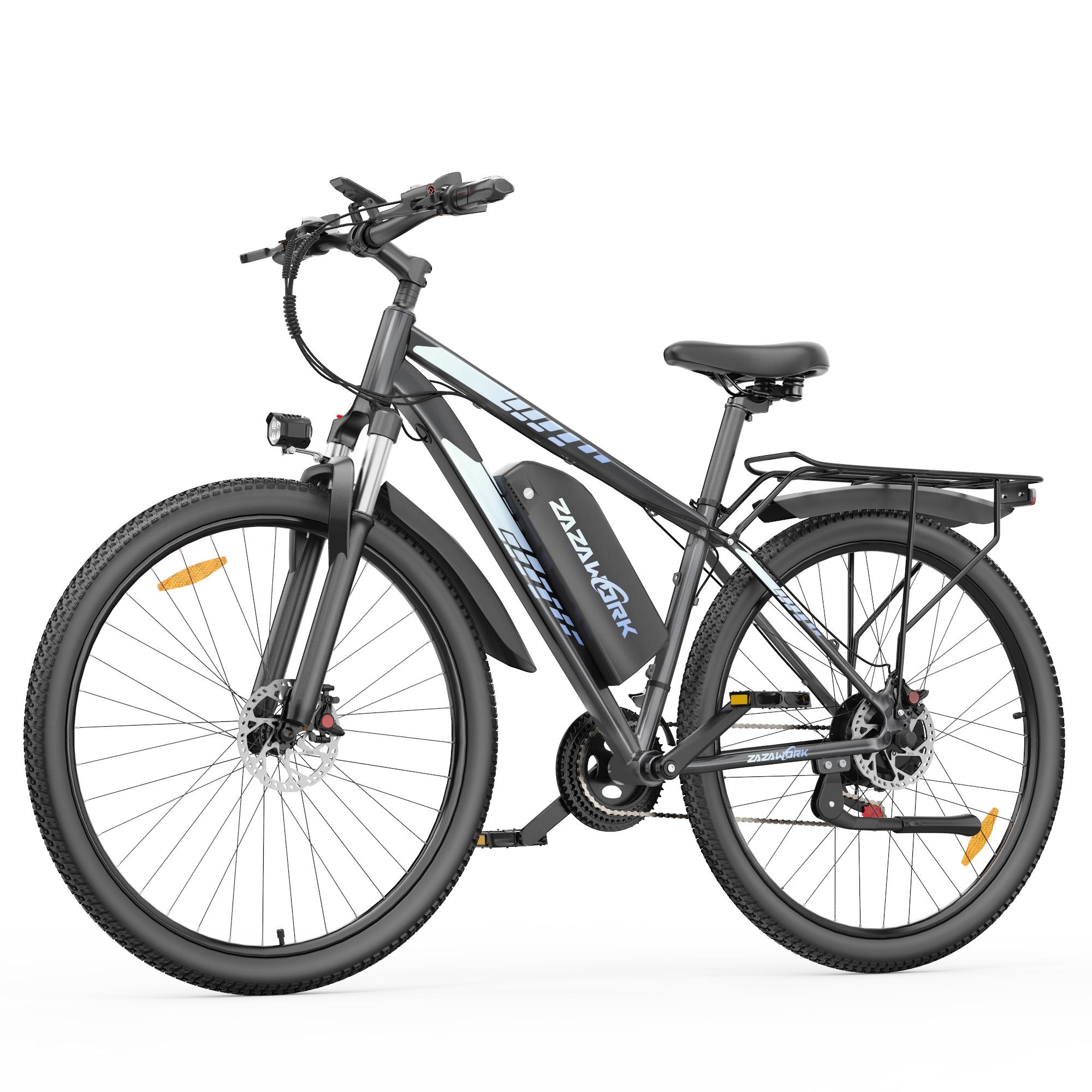 Mountain-Elektrofahrrad C29 PRO, 48 V 20 Ah, hydraulische Scheibenbremsen, Aluminiumrahmen, maximale Tragfähigkeit 150 kg, grau