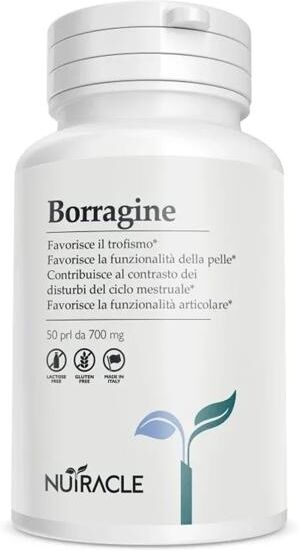Nutracle Borragine 50 Perle Integratore Pelle e Ciclo Mestruale