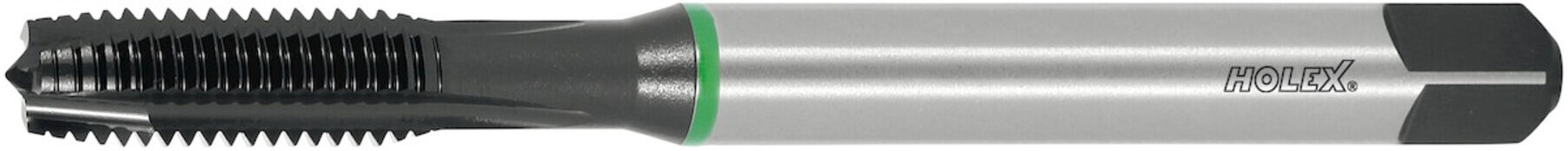 HOLEX Maschinen-Gewindebohrer HSS-E Form B M3 Gewindetiefe 9 mm vaporisiert (132645 M3)
