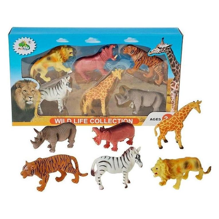 Adar Set mit 6 Wildtieren, 12 cm (54611579)