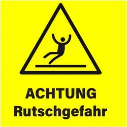 Relaxdays, Sicherheitskennzeichnung, Achtung Rutschgefahr Aufsteller 3er Set