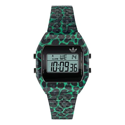 Digitaluhr ADIDAS ORIGINALS "Digital Two", grün, Armbanduhren, Herren, Digitaluhr, Quarzuhr, Armbanduhr, Damenuhr, Herrenuhr, Edelstahlarmband, digital
