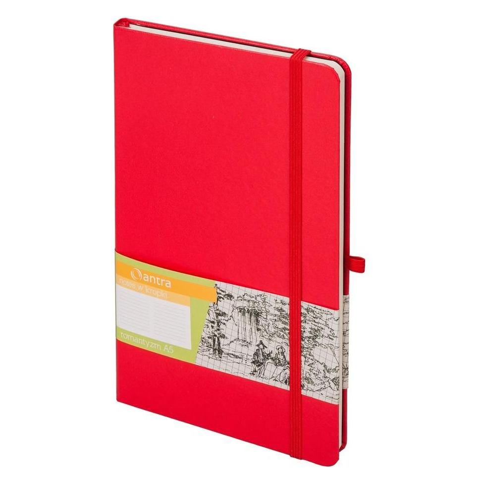 Antrax Notizbuch A5 Punkte Romantik Raudon (A5, Gepunktet, Harter Einband) (280249)