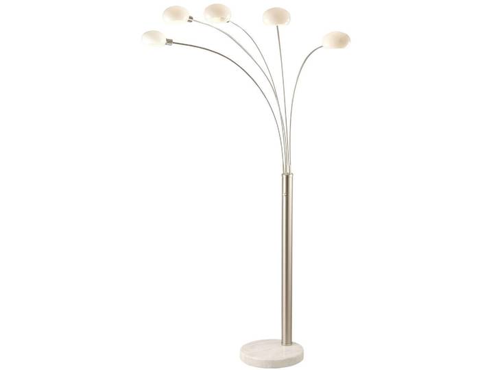 Globo Bogenleuchte Classic Style, Opal, Glas, 110x210x140 cm, CE, Fußschalter, Lampen & Leuchten, Innenbeleuchtung, Stehlampen, Bogenlampen