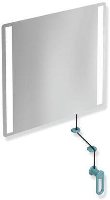 Hewi 801 Kipp-Lichtspiegel LED 801.01.40055 600x540x6mm, aquablau