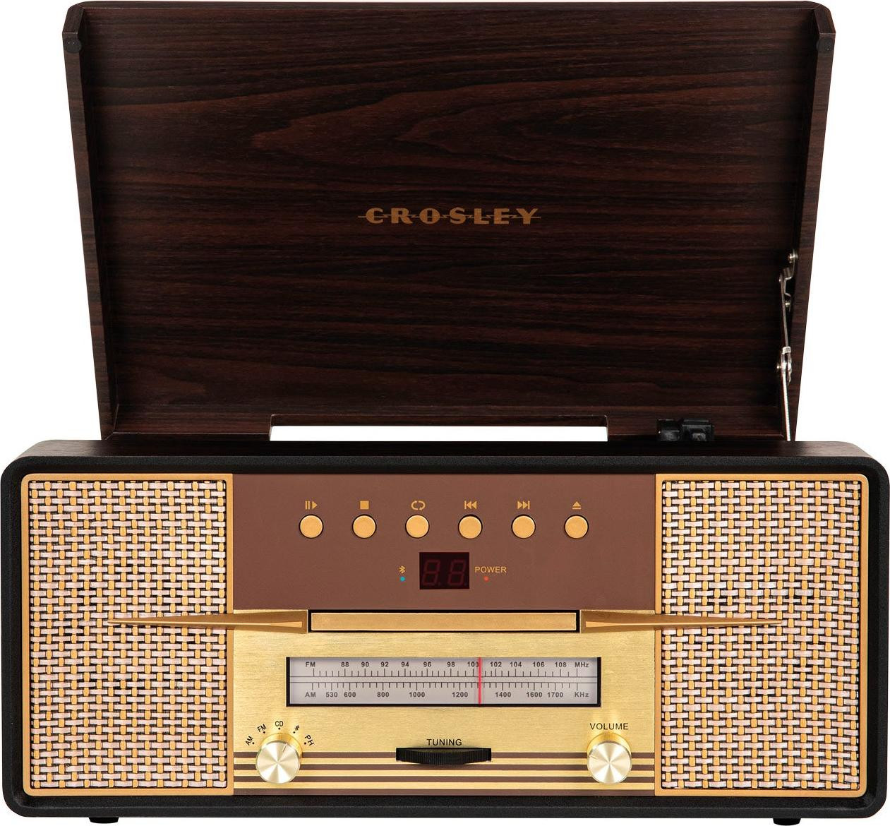Crosley Rhapsody Entertainment Center mahoniehout