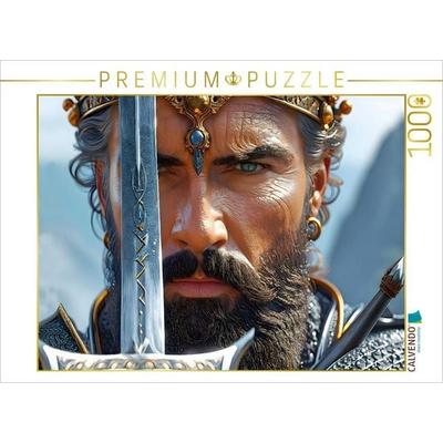 CALVENDO Puzzle Ein Schwert geschmiedet aus purer Magie | 1000 Teile Lege-Größe 64x48cm Foto-Puzzle für glückliche Stunden