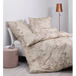 Janine Bettwäsche MILANO Mako-Satin 45114 mocha kupfer Kissenbezug 80x80 cm