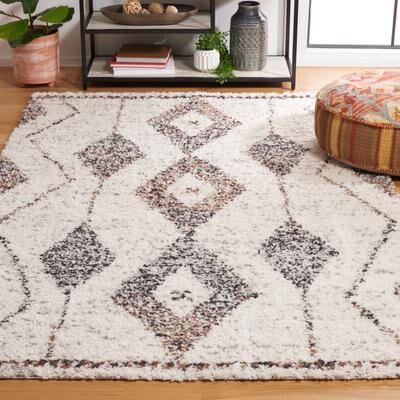 SAFAVIEH Jericho Shag Hiro Boho 1.2-inch Thick Rug
