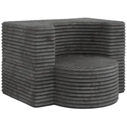 1-SITZER BODENSOFA SANOA - Grau Cord